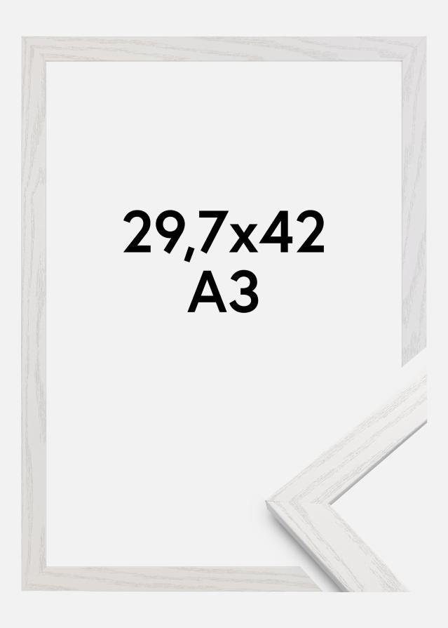 Raam stiilne Akruulklaas White Oak 29,7x42 cm (A3)