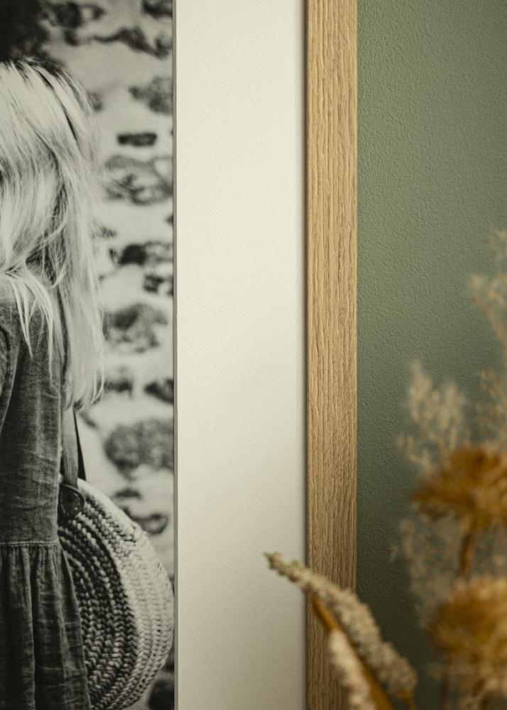 Paspartuu valge standard Valge äär 50x70 cm (39x49)