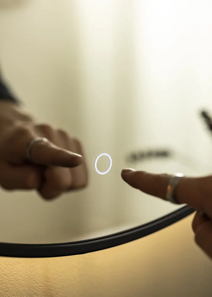 KAILA peegel Circle LED muster 80 cm Ø