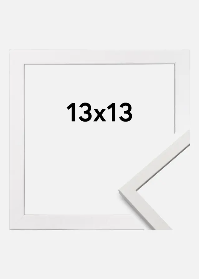 Raam Edsbyn valge 13x13 cm
