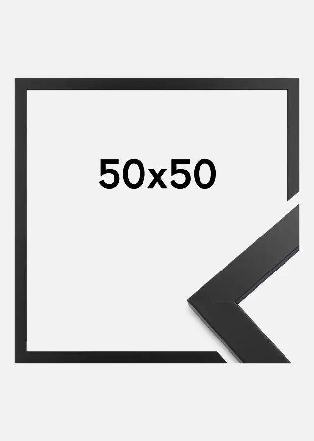 Raam Black Wood 50x50 cm