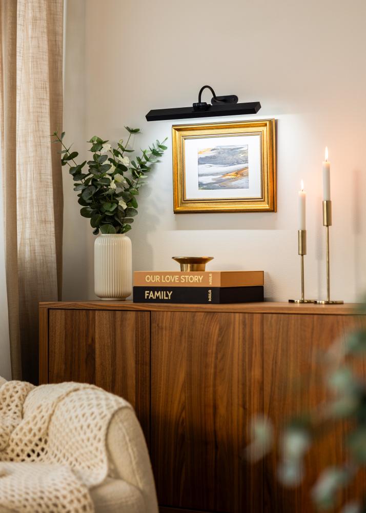 KAILA Flare Patareitoitega Tivalgustus 40 cm - Must