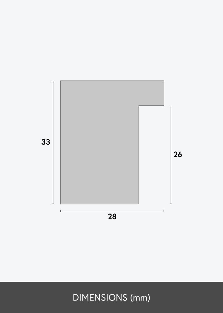 Raam Cotswold Akrüülklaas Hall 30x30 cm