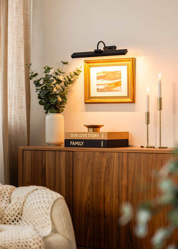 KAILA Flare Patareitoitega Tivalgustus 40 cm - Must