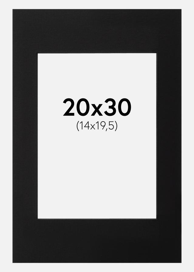 Paspartuu muster Must äär 20x30 cm (14x19,5)