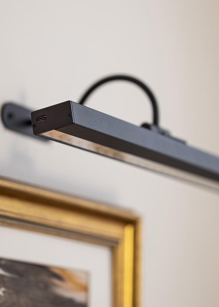 KAILA Flare Patareitoitega Tivalgustus 40 cm - Must