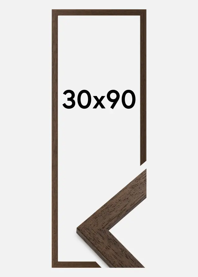 Raam Brown Wood 30x90 cm