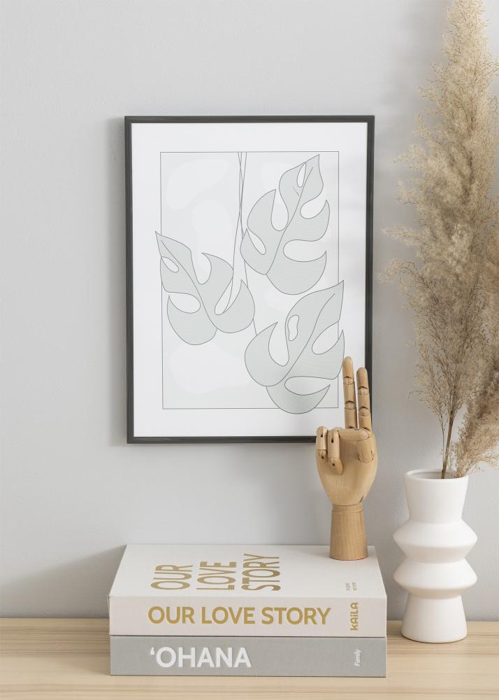 Raam New Lifestyle tumehall 30x40 cm - paspartuu muster 18x27 cm
