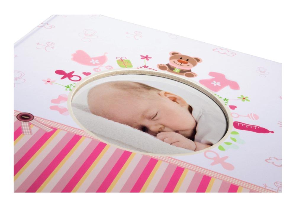 Play Album, roosa, 200 pilti mõõtudes 10x15 cm