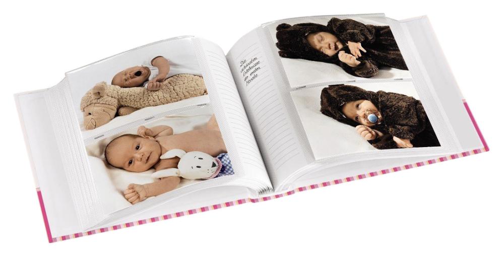Play Album, roosa, 200 pilti mõõtudes 10x15 cm