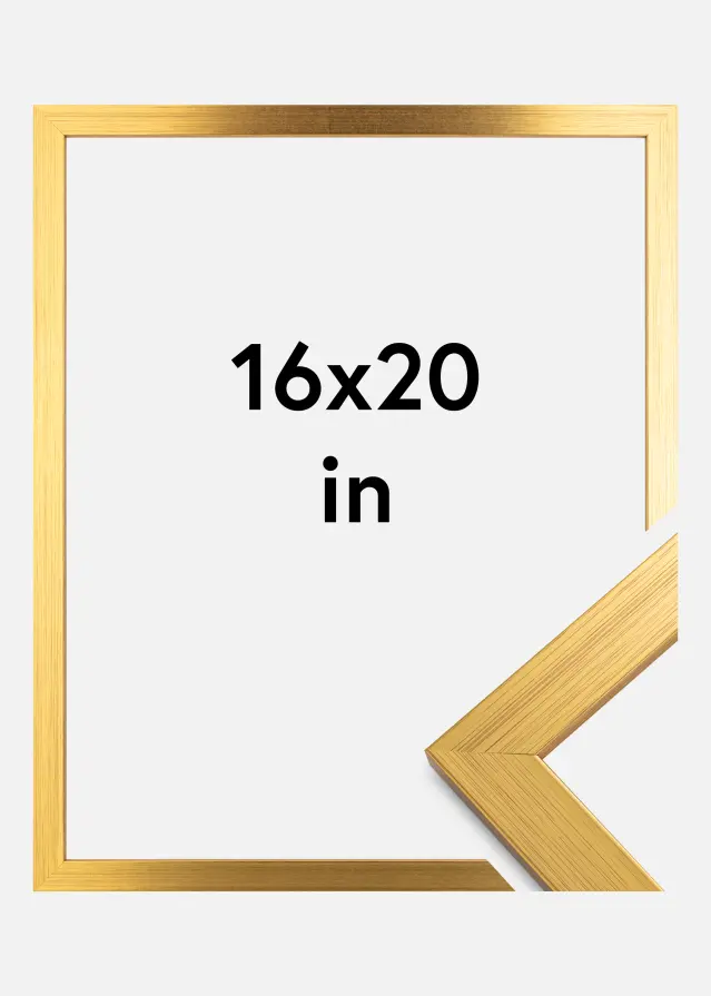 Raam Gold Wood 16x20 inches (40,64x50,8 cm)