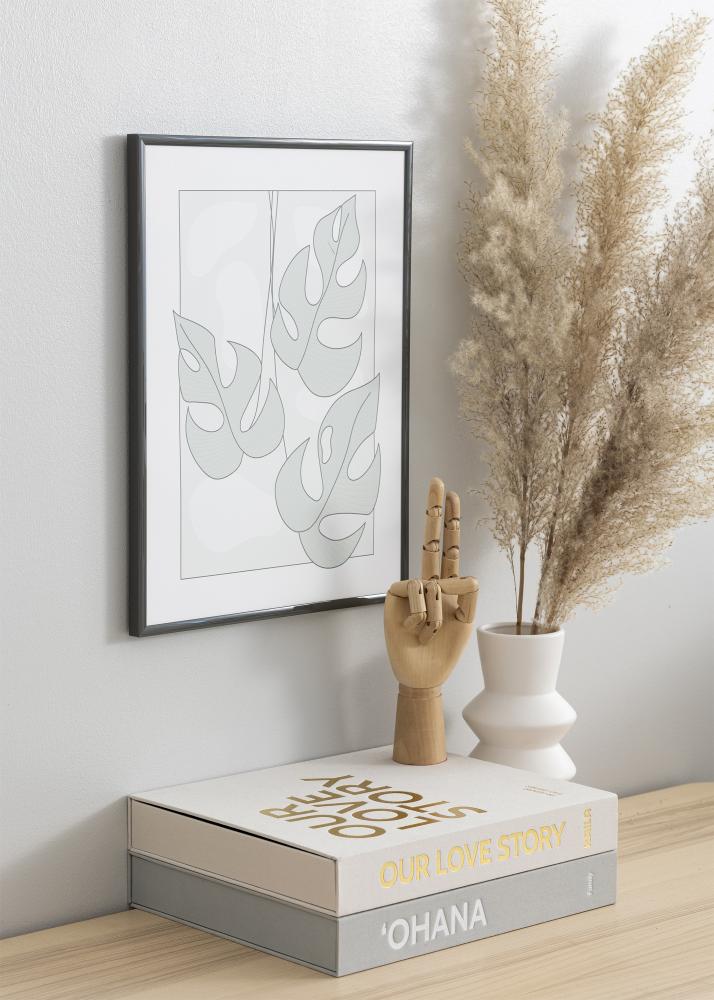 Raam New Lifestyle tumehall 30x40 cm - paspartuu muster 18x27 cm