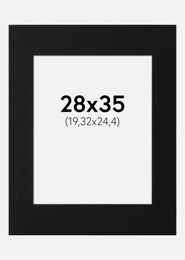Paspartuu muster standard Valge äär 28x35 cm (19,32x24,4)