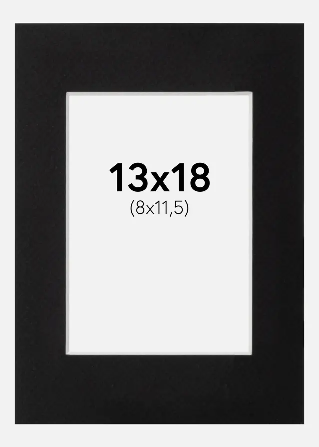 Paspartuu muster standard Valge äär 13x18 cm (8x11,5)