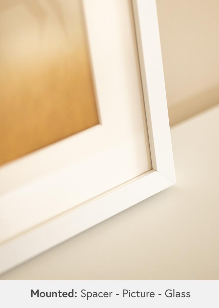 BGA pildiraam Akruulklaas valge 50x70 cm