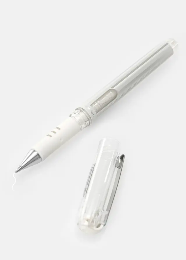 Pentel K230-WO - metallik valge albumipliiats - 1 mm