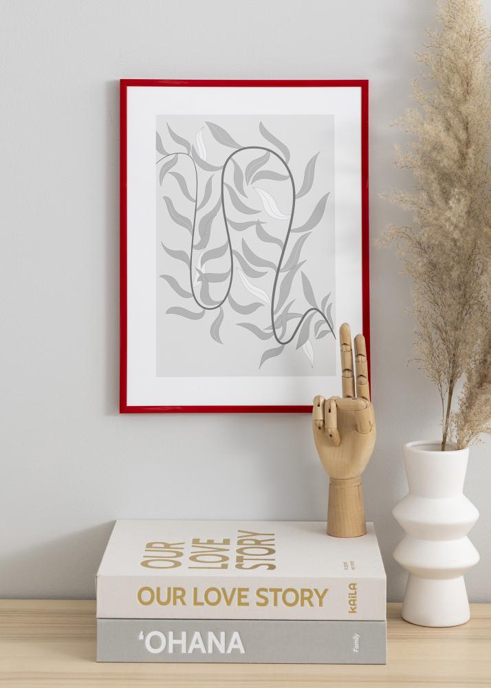 Raam New Lifestyle Medium Red 70x100 cm - paspartuu muster 61x91,5 cm