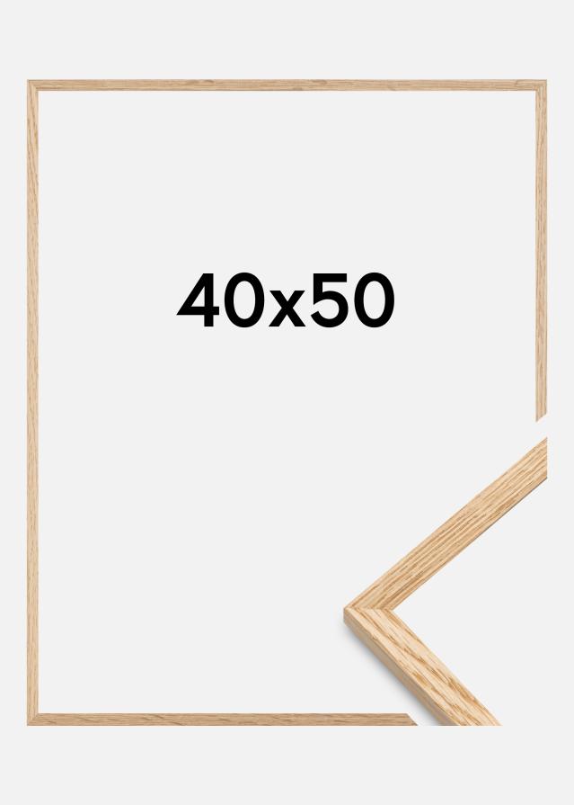 Raam ohuke tamm Akruulklaas 40x50 cm