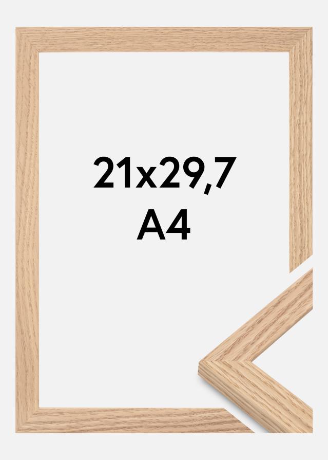 Raam Tidlös Akrüülklaas Massiivne Tamm 21x29,7 cm (A4)