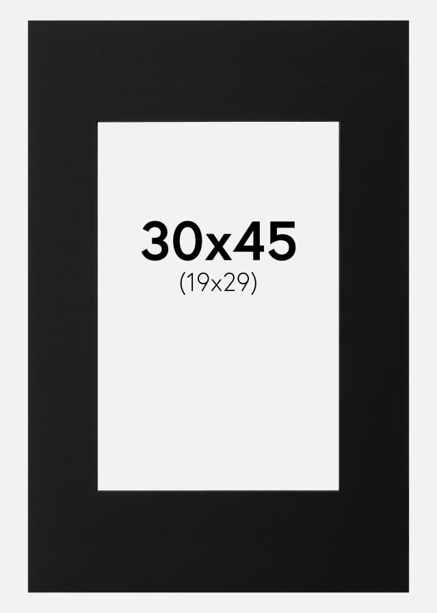 Paspartuu muster Must äär 30x45 cm (19x29)