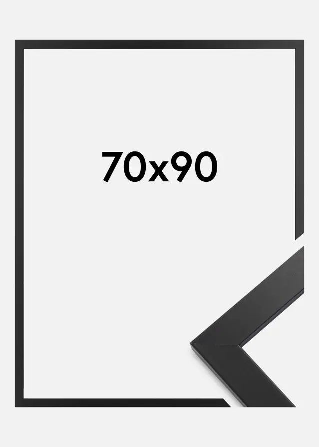 Raam Black Wood 70x90 cm