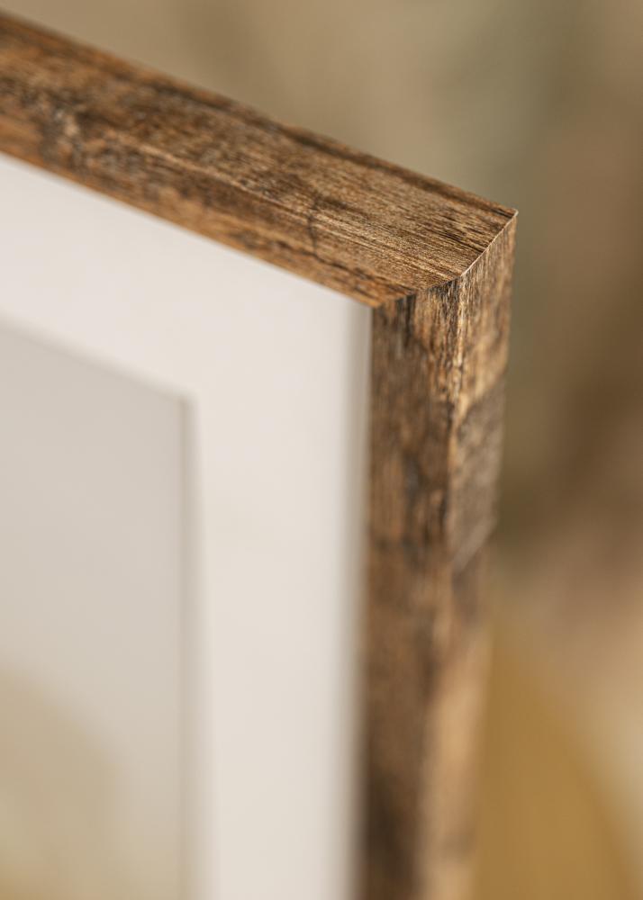 Raam Fiorito Washed Oak 60x80 cm - paspartuu valge 50x65 cm