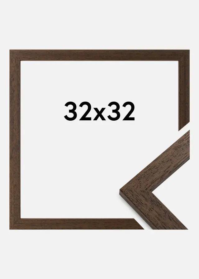 Raam Brown Wood 32x32 cm