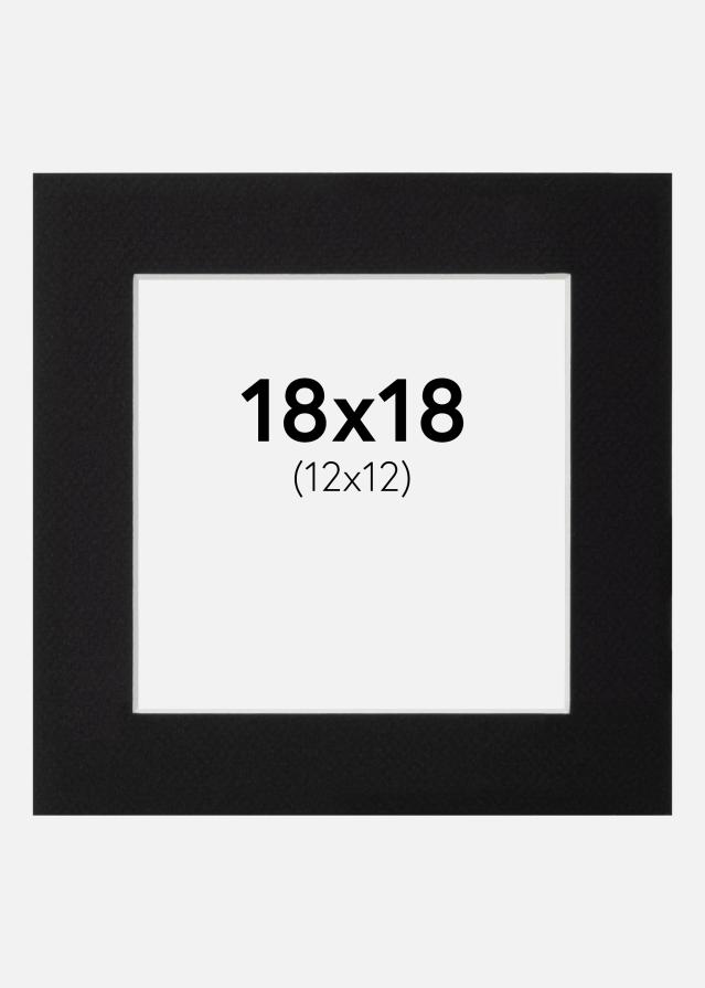 Paspartuu Canson muster Valge äär 18x18 cm (12x12)