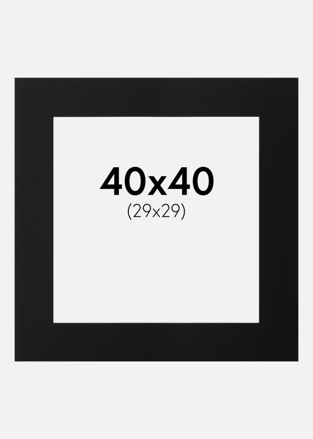 Paspartuu muster Must äär 40x40 cm (29x29)
