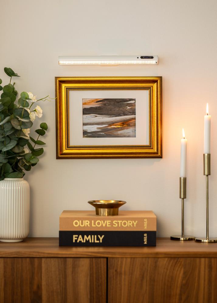 KAILA Vala Raamiga Pildivalgusti 35 cm - Valge