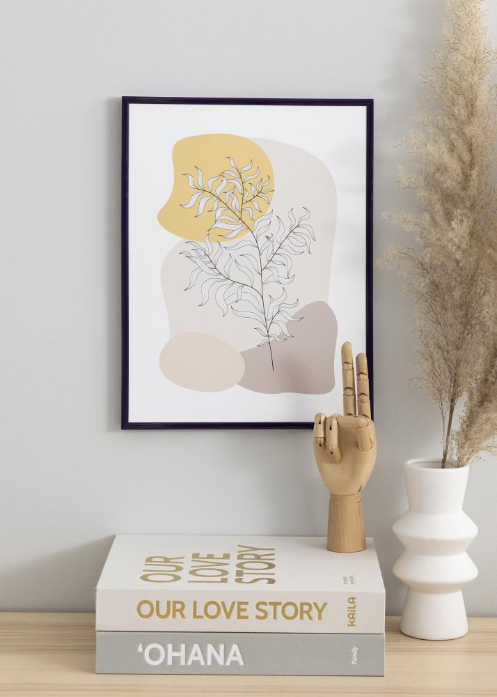 Raam New Lifestyle tumelilla 30x40 cm - paspartuu muster 21x30 cm