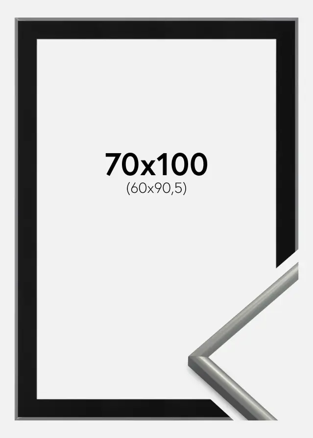 Raam New Lifestyle helehall 70x100 cm - paspartuu muster 61x91,5 cm