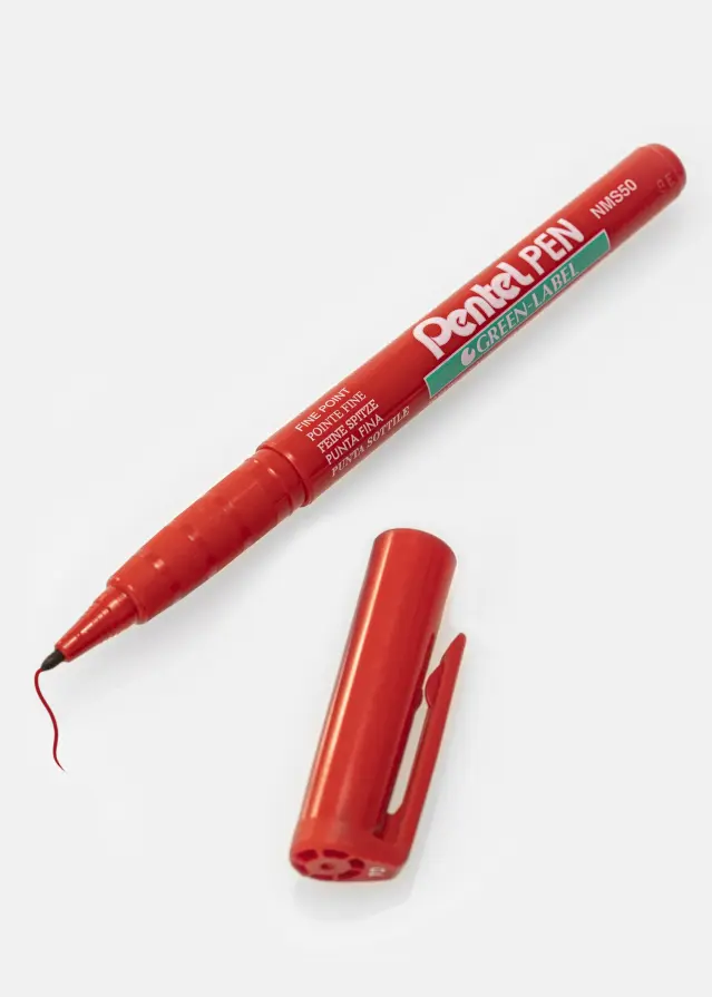 Pentel NMS50-B - punane albumipliiats - 1 mm