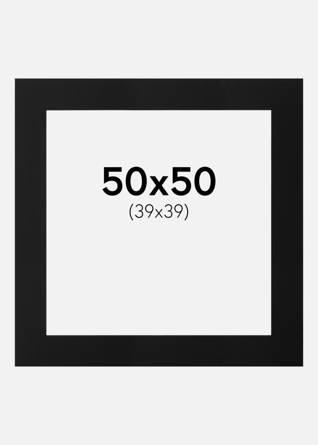 Paspartuu muster Must äär 50x50 cm (39x39)
