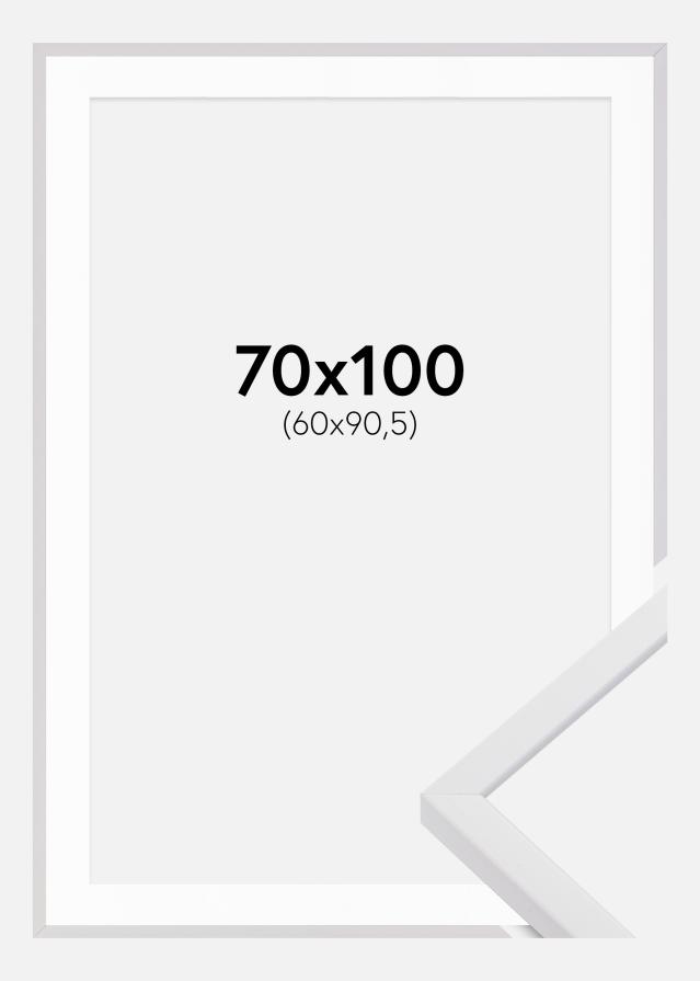 Raam E-Line Wide valge 70x100 cm - paspartuu valge 61x91,5 cm