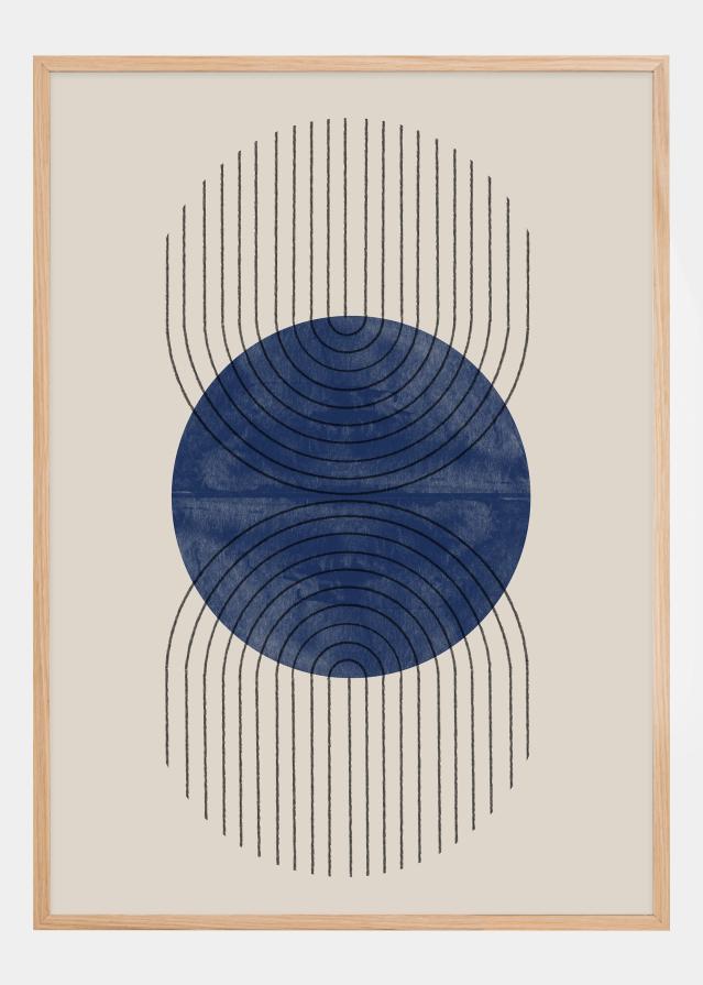 Perfect Point Blue Plakat