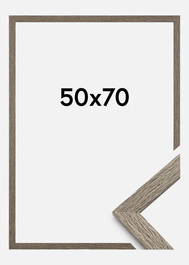 Raam stiilne Dark Grey Oak 50x70 cm