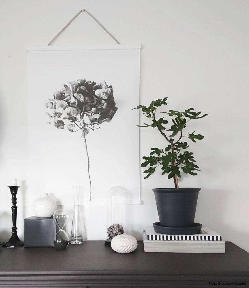 Plakati riputi valge - 40 cm