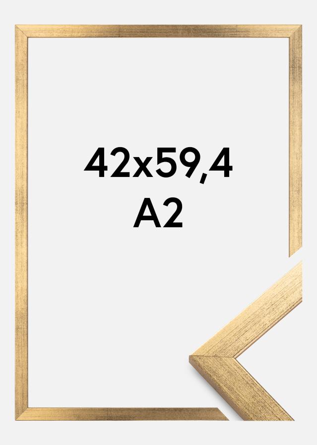 Raam stiilne Akruulklaas kuldne 42x59,4 cm (A2)