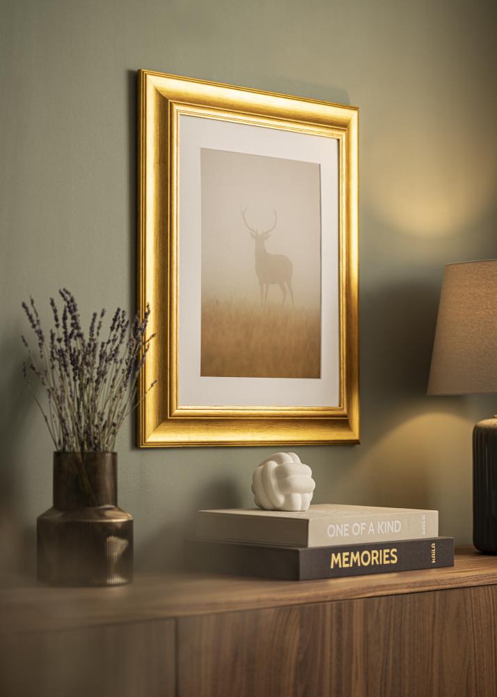 Raam Belfast hele kuldne - Vabalt valitav suurus