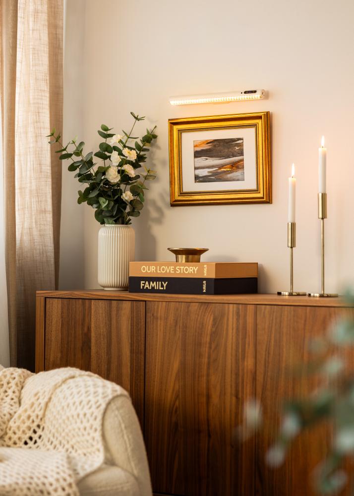 KAILA Vala Raamiga Pildivalgusti 35 cm - Valge