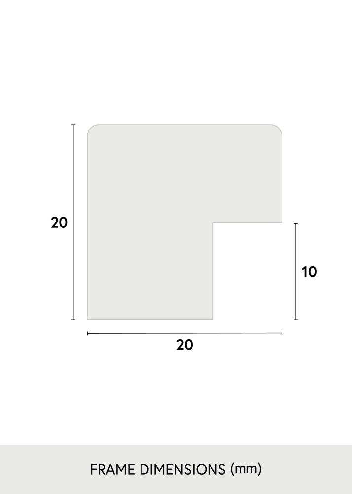 Blocky valge 85x115 cm - paspartuu valge 70x100 cm