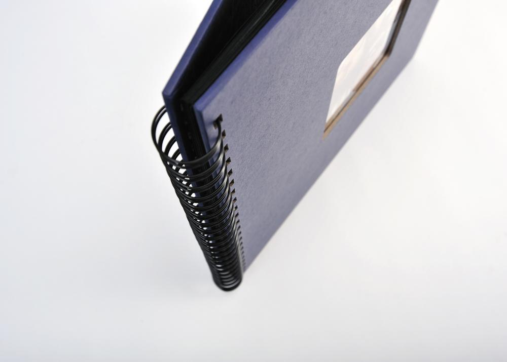 Fun spiraalalbum sinine - 30x30 cm (50 mustad lehekuljed / 25 lehte)