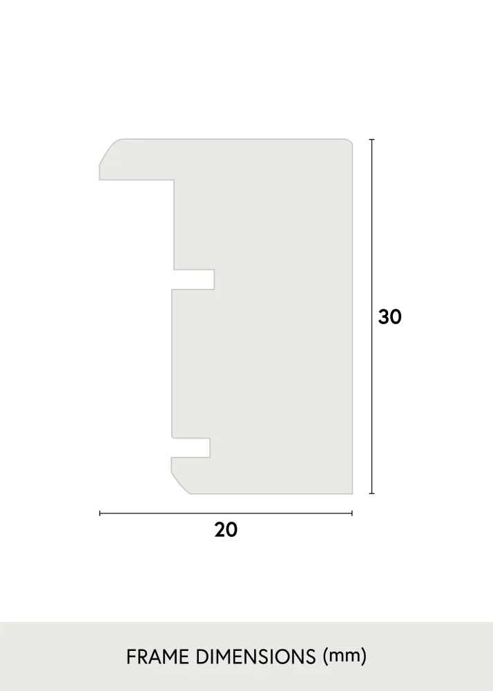Raam elegantne Box pruun 21x29,7 cm (A4)