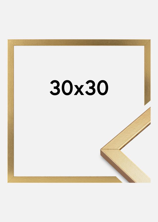 Raam Minerva Akruulklaas kuldne 30x30 cm