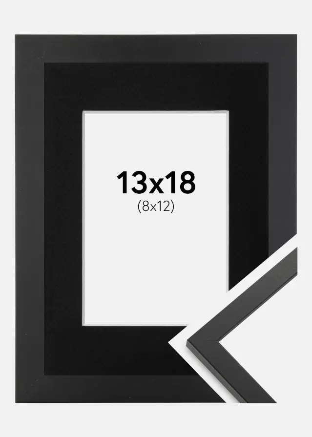 Raam Trendy muster 13x18 cm - paspartuu muster 9x13 cm
