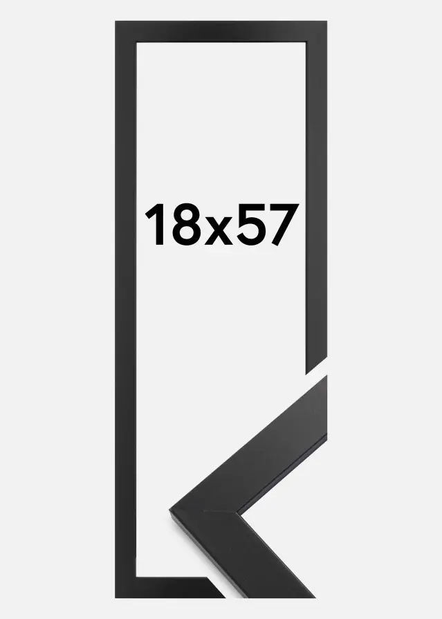 Raam Black Wood 18x57 cm