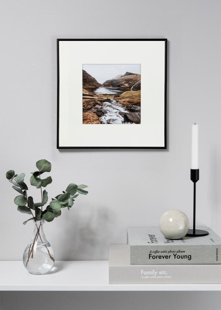 Paspartuu XL valge Valge äär 30x30 cm (14x14)