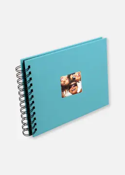 Fun spiraalalbum roheline - 23x17 cm (40 mustad lehekuljed / 20 lehte)