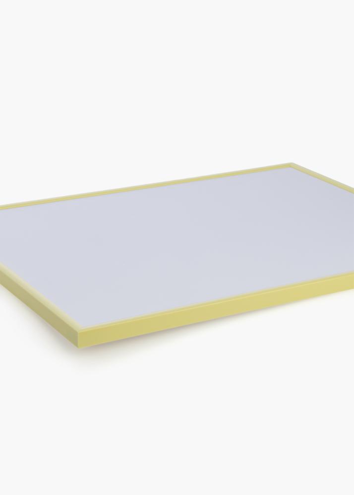 Raam New Lifestyle helekollane 70x100 cm - paspartuu muster 62x93 cm